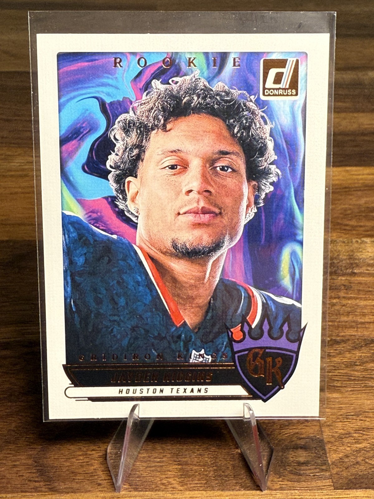 2025 Donruss - Jayden Higgins (RC) Rookie Gridiron Kings #RGK-JHS - Texans