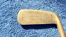 SPALDING PUTTER, BRASS HEAD, Special Series, Hickory Golf Club...50 OFF BOOK