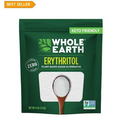 64oz Erythritol Plant-Based Sweetener: Zero Calorie Baking & Cooking Solution