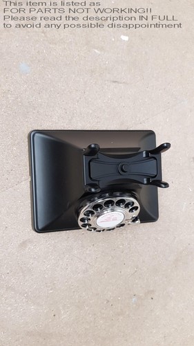 NIEKOMPLETNY! GPO 200 Retro Vintage Obrotowa tarcza Telefon Klasyczny Bakelit Czarny M - Zdjęcie 11 z 18