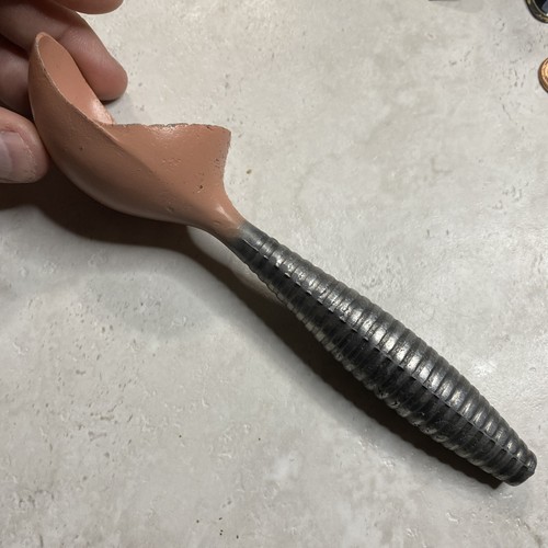 Vtg Progressus Italian Ice Cream Scoop Heavy Cast Aluminum Rustic Chippy Paint - Picture 9 of 20