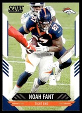 2021 Score Noah Fant Denver Broncos #221