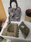 Two Vintage Castle Grayskull He-Man Castle Parts Pieces