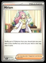 Miriam 179/198 Scarlet & Violet Base Set Uncommon