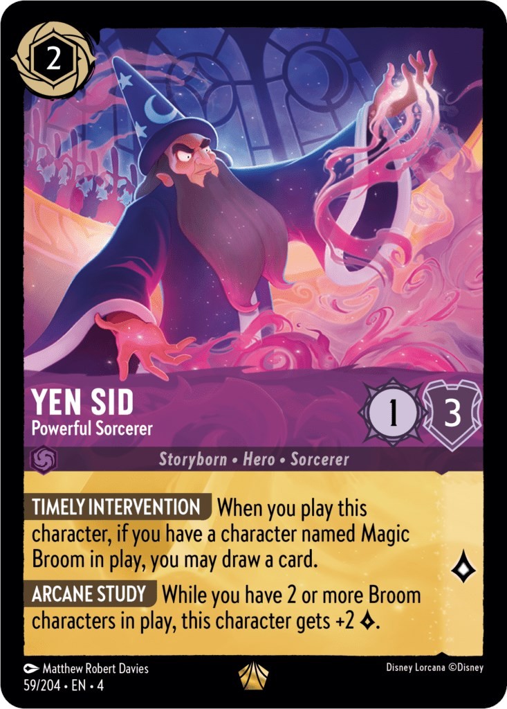 Yen Sid - Powerful Sorcerer 59/204 - Ursula's Return