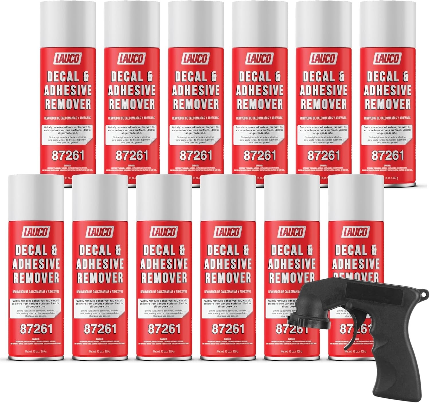 LAUCO Decal & Adhesive Remover – 13 oz Aerosol (12-Pack)