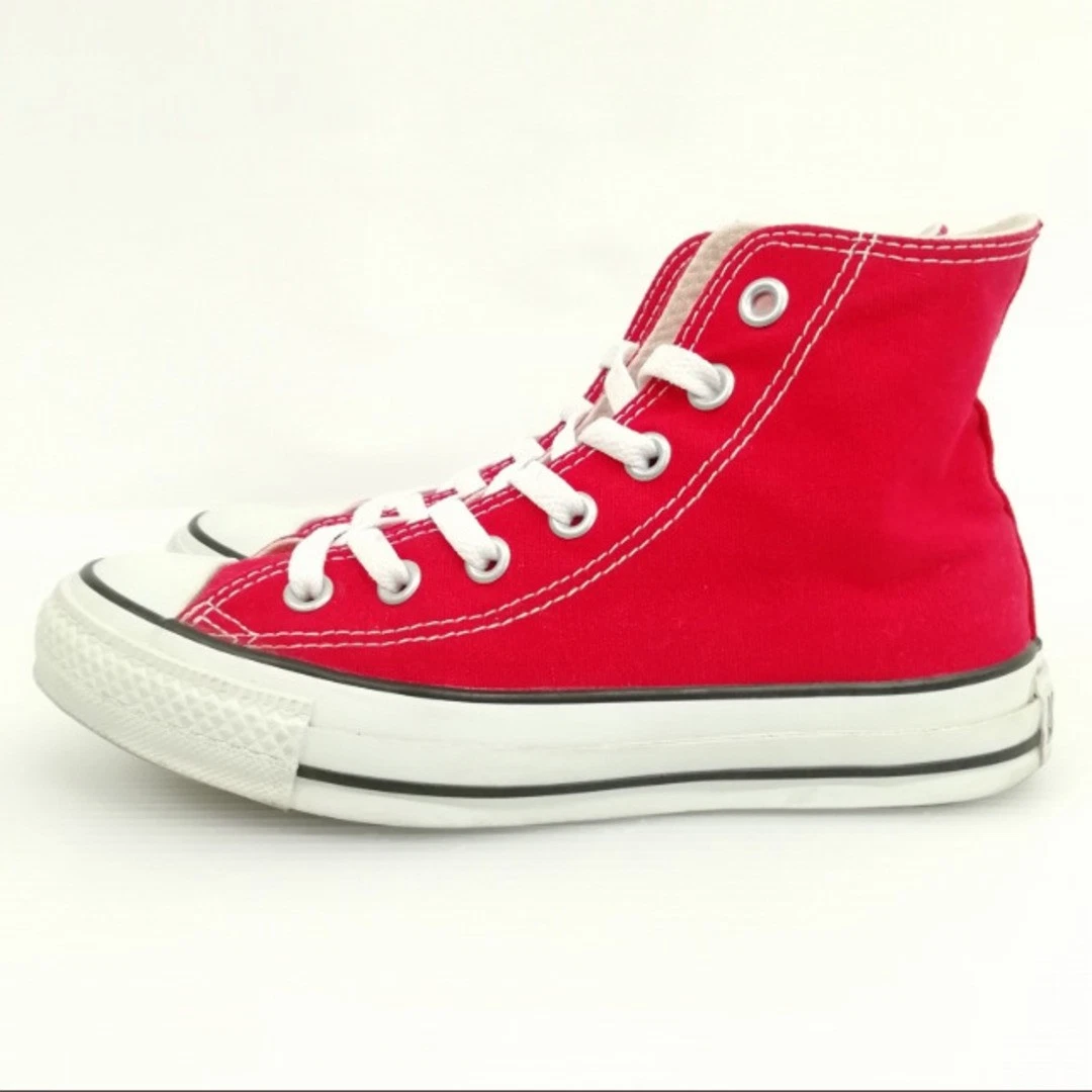 CONVERSE M9621 SNEAKERS ALL STAR TAGLIO ALTO TELA 23CM ROSSO LARGHEZZA MAX: 9CM Usate fd