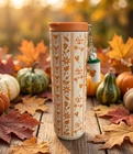 Disney Parks 2026 Starbucks Fall Halloween Pumpkin GITD Steel Travel Tumbler