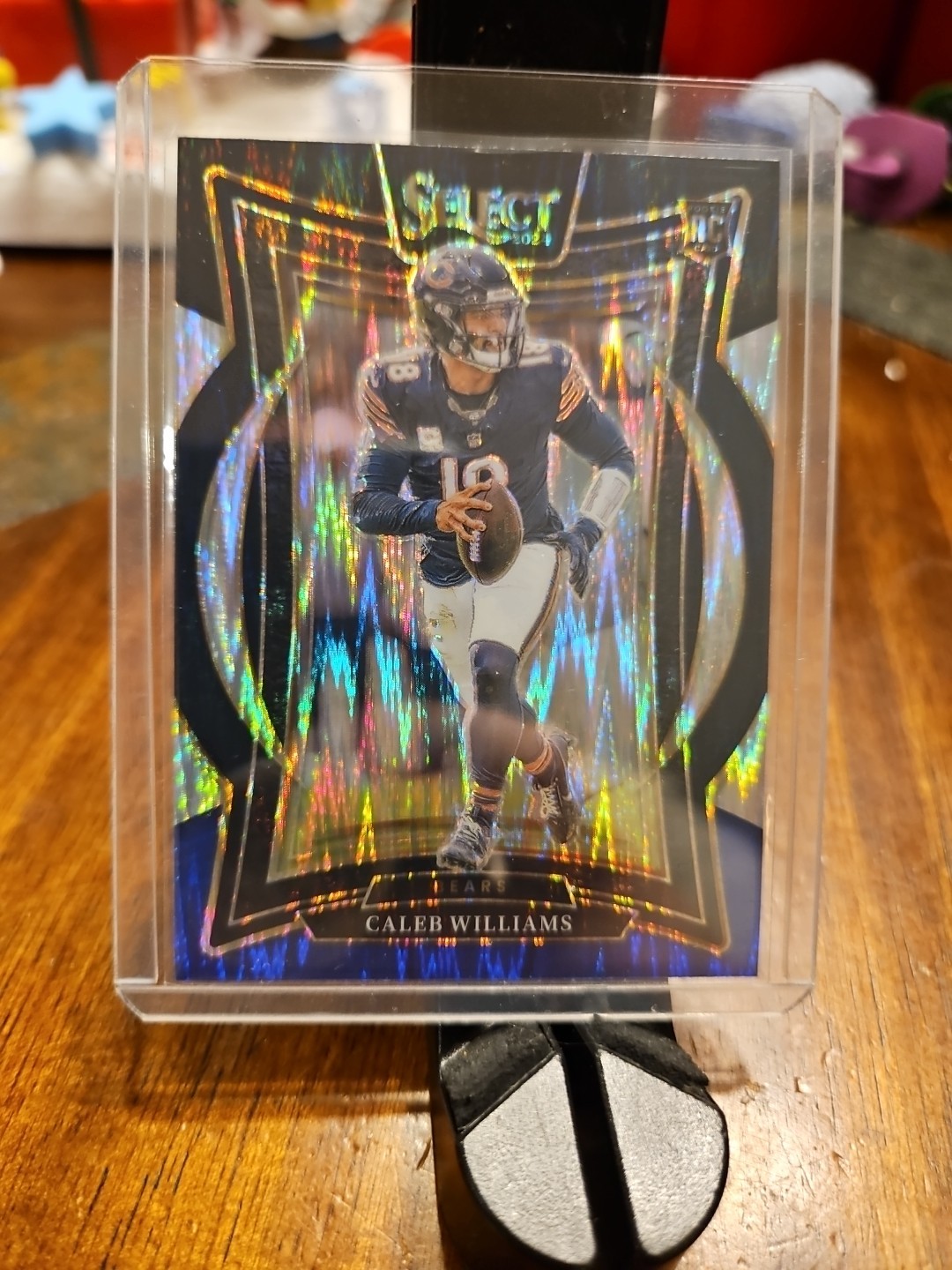 2024 Panini Select - Concourse Caleb Williams #25 Black & Blue Shock Prizm (RC)