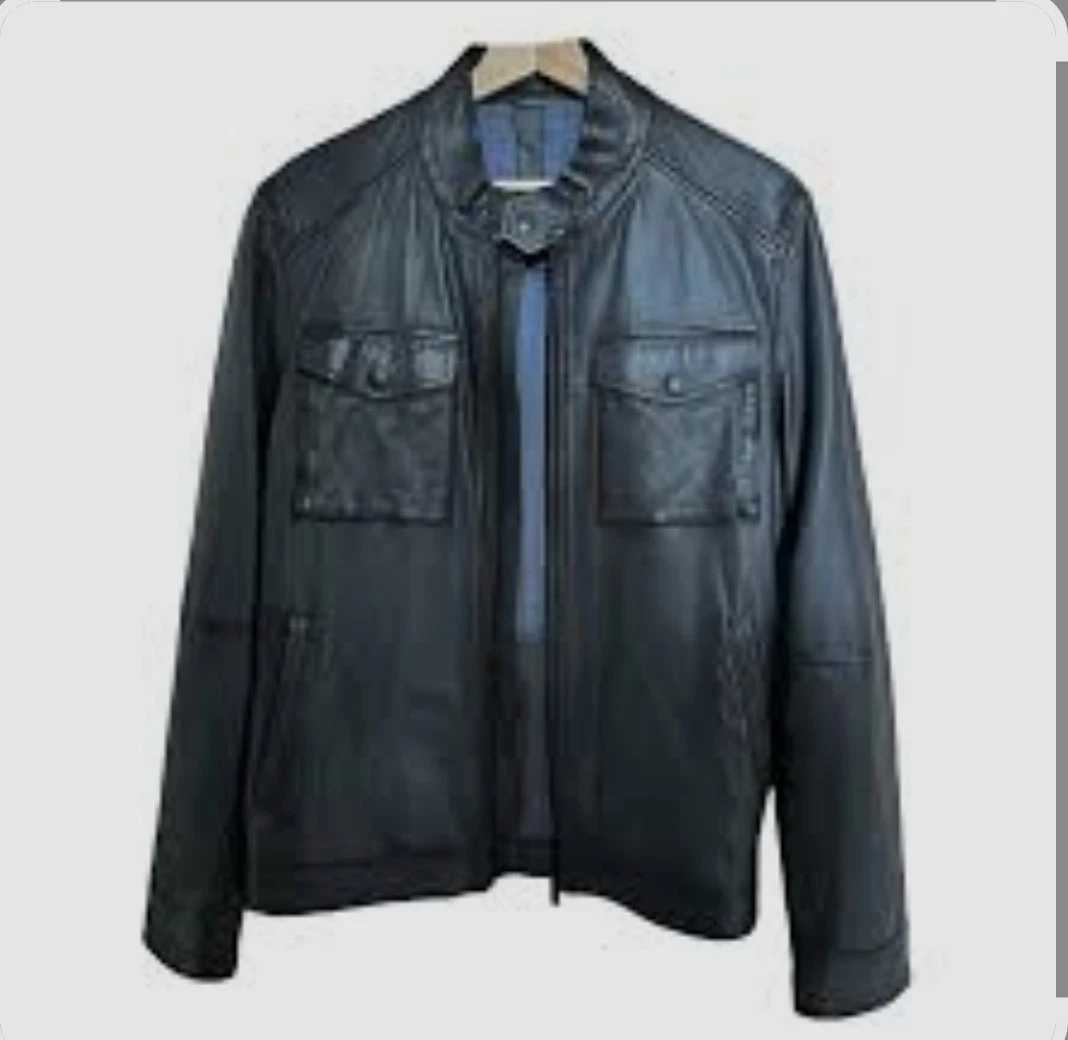 Massimo Dutti Leather Coats, Jackets & Waistcoats for Men for sale