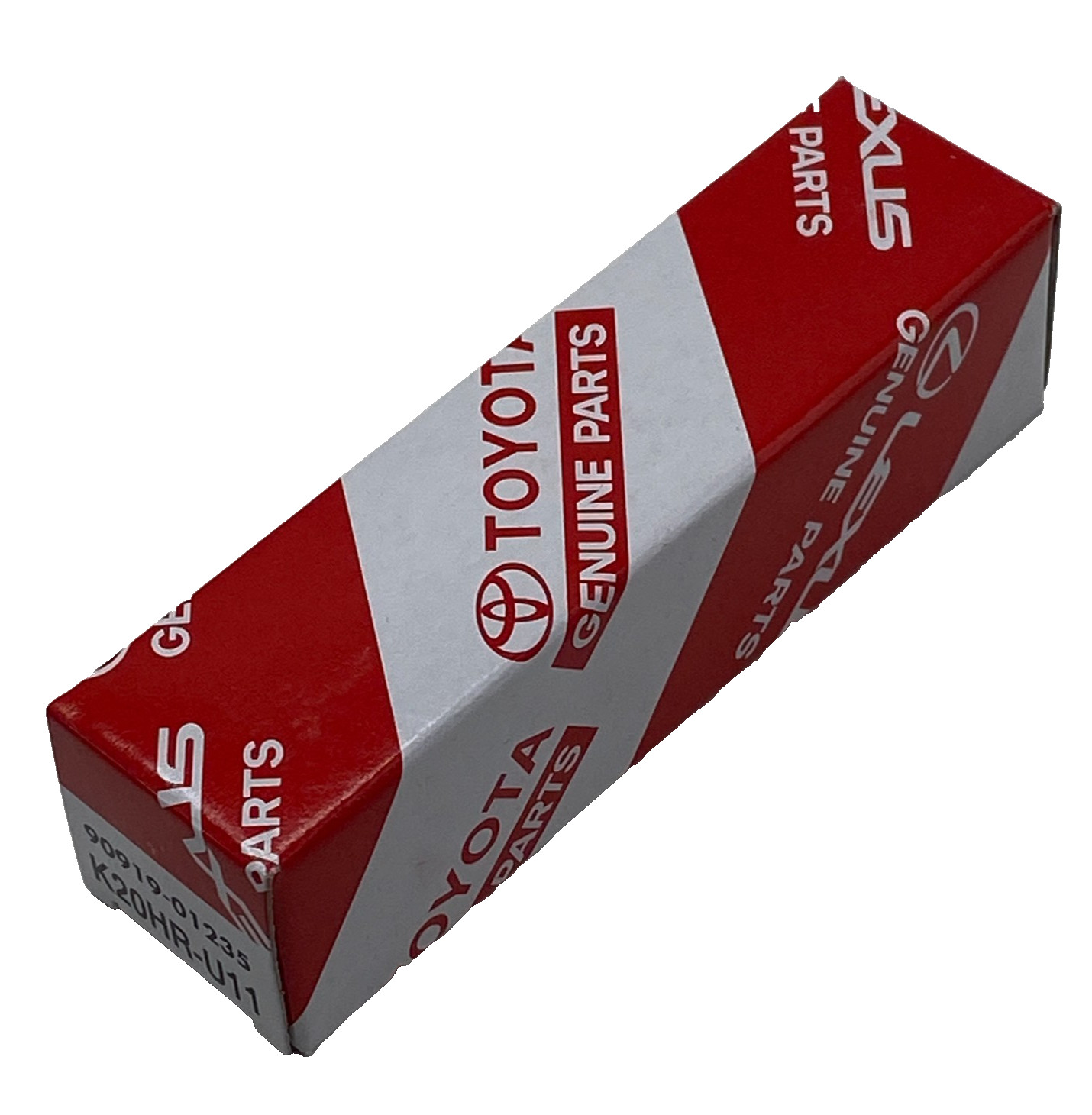 Genuine Toyota 90919-01235 Spark Plug - Denso K20HR-U11 - LOT OF 6