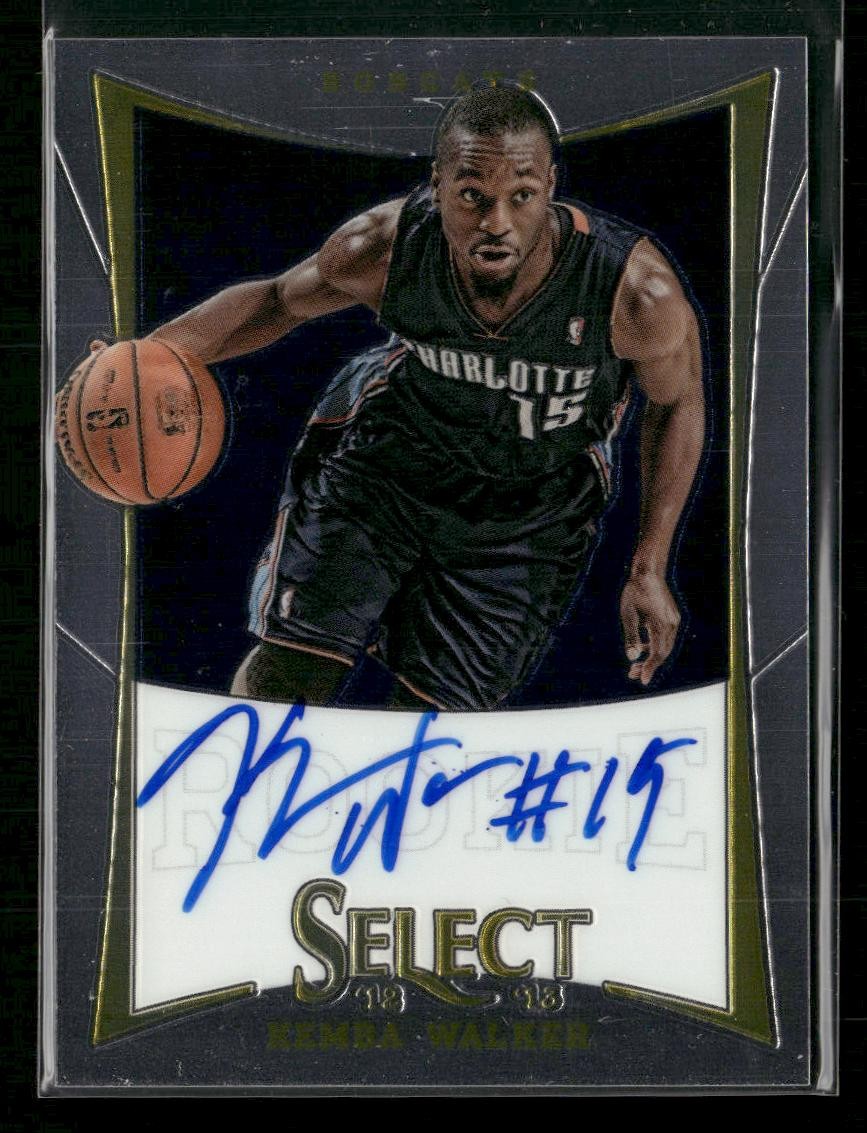 2012-13 Panini Select #166 Kemba Walker #/149 Auto