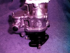 1 Stromberg Big Logo Original 97 Carb. Rebuilt. Batwing Base Chrome