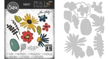 TIM HOLTZ Sizzix Thinlits Dies MODERN FLORISTRY - 11 pcs. Flowers CHECK AUCTIONS