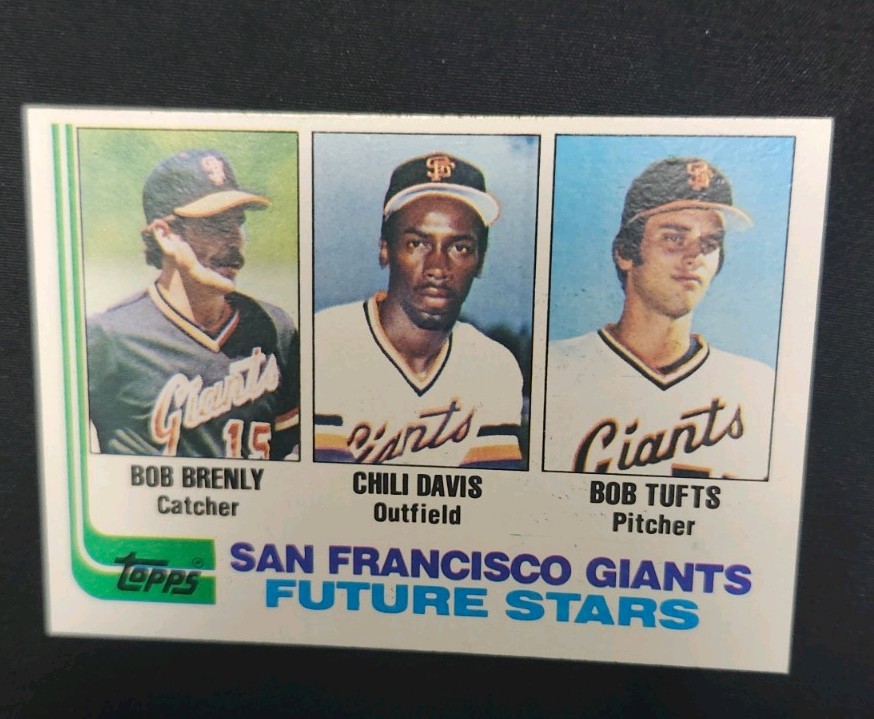 1982 Topps - Future Stars Chili Davis, Bob Brenly, Bob Tufts #171 (RC)