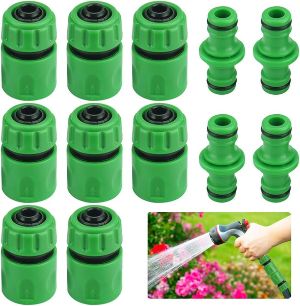 Schlauchverbinder Gartenschlauch 12 StüCk 1/2 Zoll Kupplung Garten-image