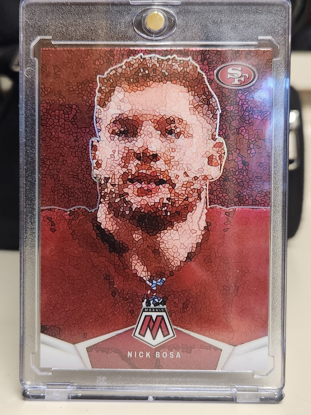 2024 Panini Mosaic Nick Bosa #MM-NBA Micro Mosaic SSP Case Hit 49ers
