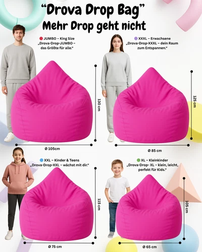 PatchHome Sitzsack XL- Jumbo Sitzkissen Bodenkissen Kinder und Erwachsene - Bild 121 von 203