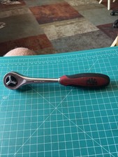 Mac Tools Xr8paz 38 Drive Fixed Head Gearless Zero Degree Click Ratchet - Rare Mac Tools Xr8paz 38 Drive Fixed Head Gearless Zero Degree Click Ratchet - Rare