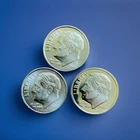2000 P D S Roosevelt Dimes 3 Coin Set BU Free Shipping
