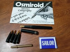 Vintage Osmiroid Nib Student Set Calligraphy Pen   Made in England