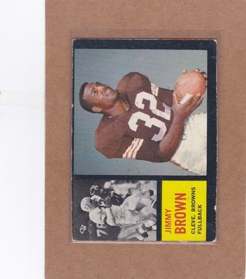 1962 TOPPS FOOTBALL JIM BROWN #28 BROWNS VGEX *A39026