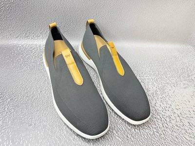 Wolf & Shephard Men's Gray Slip On Shoes Swiftknit Loafers Size US 11