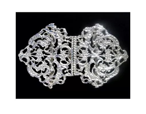 Silver nurse outlet buckle