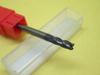 4MM Tungsten Carbide End Mill 4 Flute HRC50 50MM Length Flat Bottom 4MM Shank