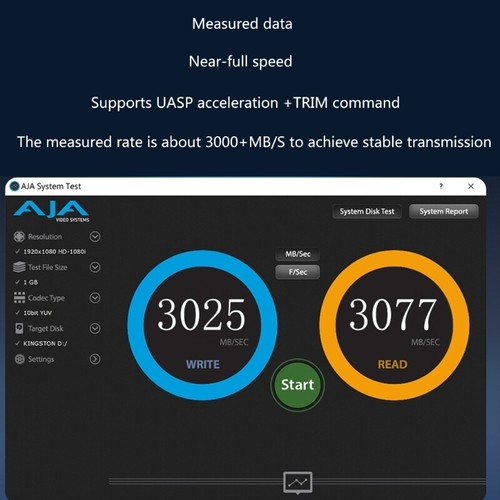 40Gbps M.2 NVMe SSD Enclosure PCIe3.0x4 USB C Aluminum External Adapter - Afbeelding 6 van 8