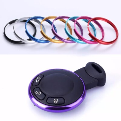 [US Stock] Aluminum Key Fob Replacement Ring For 08-13 Mini Cooper JCW R55-R60