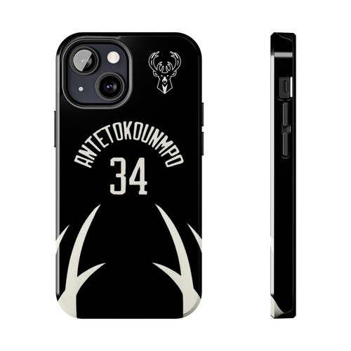 Giannis Antetokounmpo Milwaukee Bucks - Basketball iPhone und Samsung Hülle schwarz - Bild 22 von 43