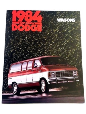 1984 Dodge Ram Van Wagon 10-page Original Car Sales Brochure