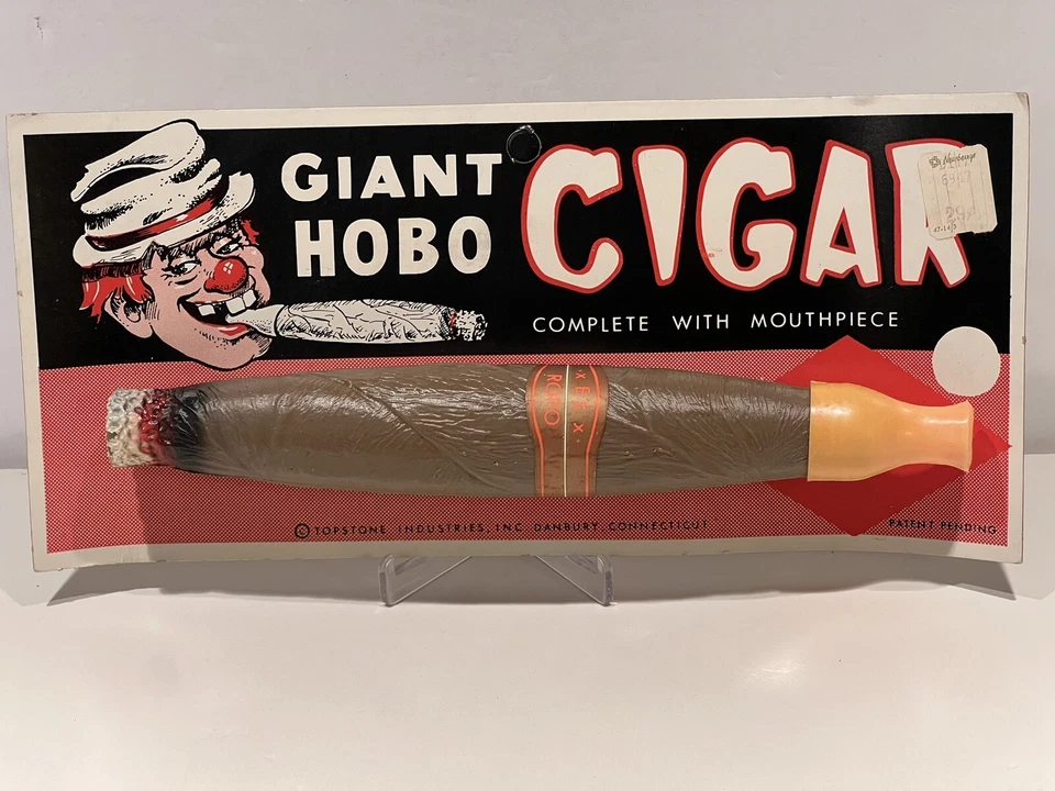 Puro de plástico Hobo gigante para disfraz de hobo o payaso vintage G.C. Murphy’s Tag Foto 2 de 4