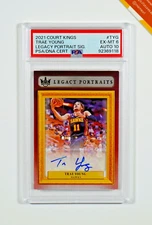 Panini Court Kings PSA 6 Trae Young #TYG Legacy Portrait Auto 2021 English /99