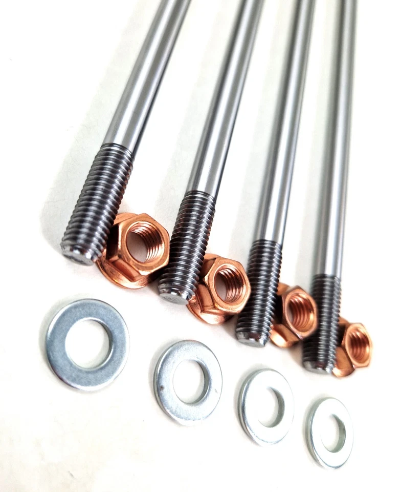 Kit prigionieri Racing FRT M7 x 158 mm per cilindri Vespa con inserto esagonale - Immagine 2 di 4