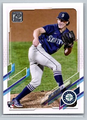 Joey Gerber 2021 Topps Update BASEBALL #US102 Seattle Mariners RC