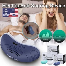 Electric Anti Snore Stopper Device Sleeping Help Smooth Breathing Nasal Machine
