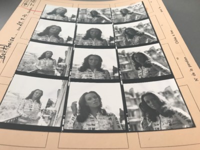 BÉATRICE BELTHOISE: ORIGINAL 1974 CONTACT BOARD