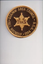 1984 Quapaw Council Fall Roundup patch