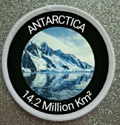 3'' Südpol Antarktis Sublimation Eisen/Nähen Patch Abzeichen Erkundung 