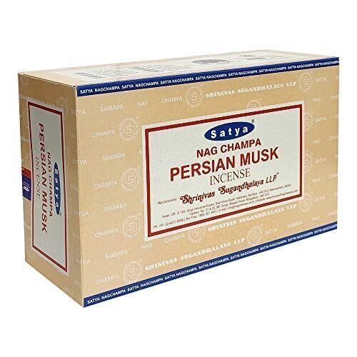 Satya Nag Champa persischer Moschus Räucherstäbchen 12er Packungen 15gms - Bild 3 von 4