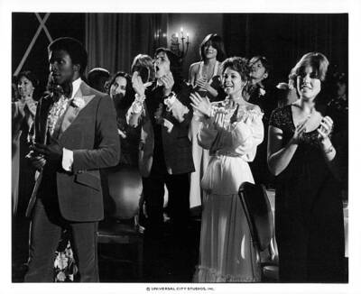 Thomas Carter, Tim Matheson, Donna Wilkes and Lee Purcell applaudin Old Photo