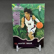2022 Wild Card Alumination HUNTER SALLIS RC #GG-13 PURPLE GROOVIN’ ROOKIE🏀🔥