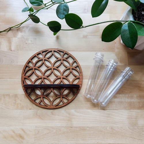 Indoor Modern Glass Test Tube Vases Propagation Station Plants Wall Planter UK - Picture 7 of 7