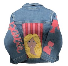 Barbie Hand Painted Denim Jacket
