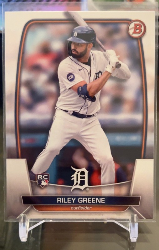 Riley Greene 2023 Bowman Paper Base Rookie Card RC Detroit Tigers