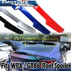Painted 22-26 Coupe Fits Subaru BRZ Toyota GR86 V Type Rear Roof Spoiler Wing