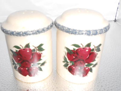 HOME & GARDEN PARTY POTTERY APPLES OVAL SERVING PLATTER RED STONEWARE | eBay