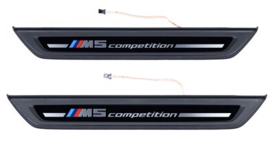 BMW Genuine M Performance F90 M5 Competition ILLUMINATED FRONT DOOR SILL SET